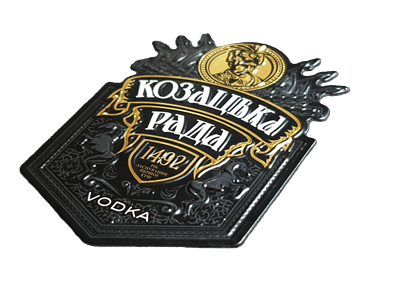 One Emblem raised badge